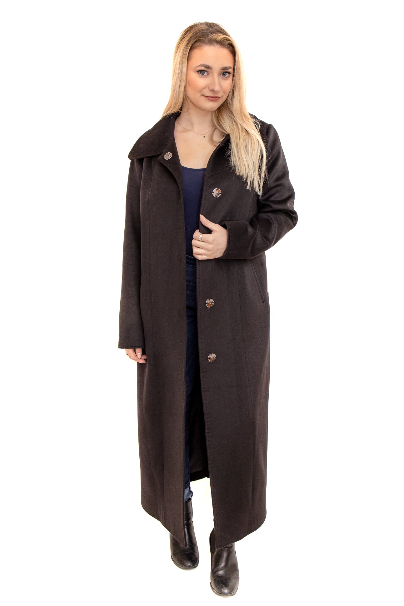 precious fiber wool blend coat