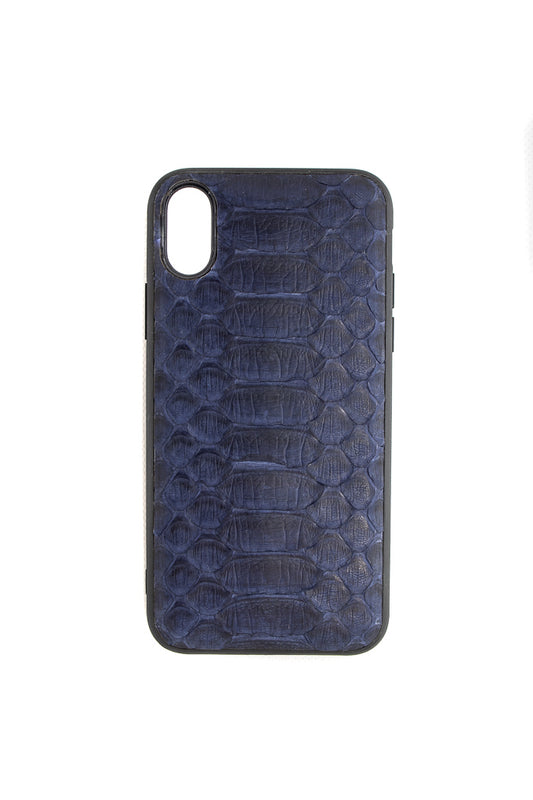 Python iPhone Case Blue