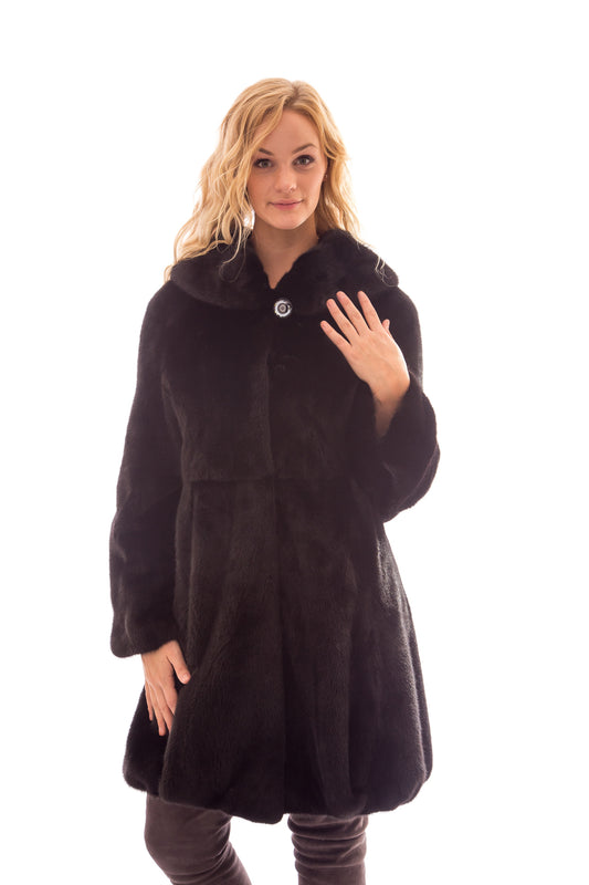 fur ranch mink coat