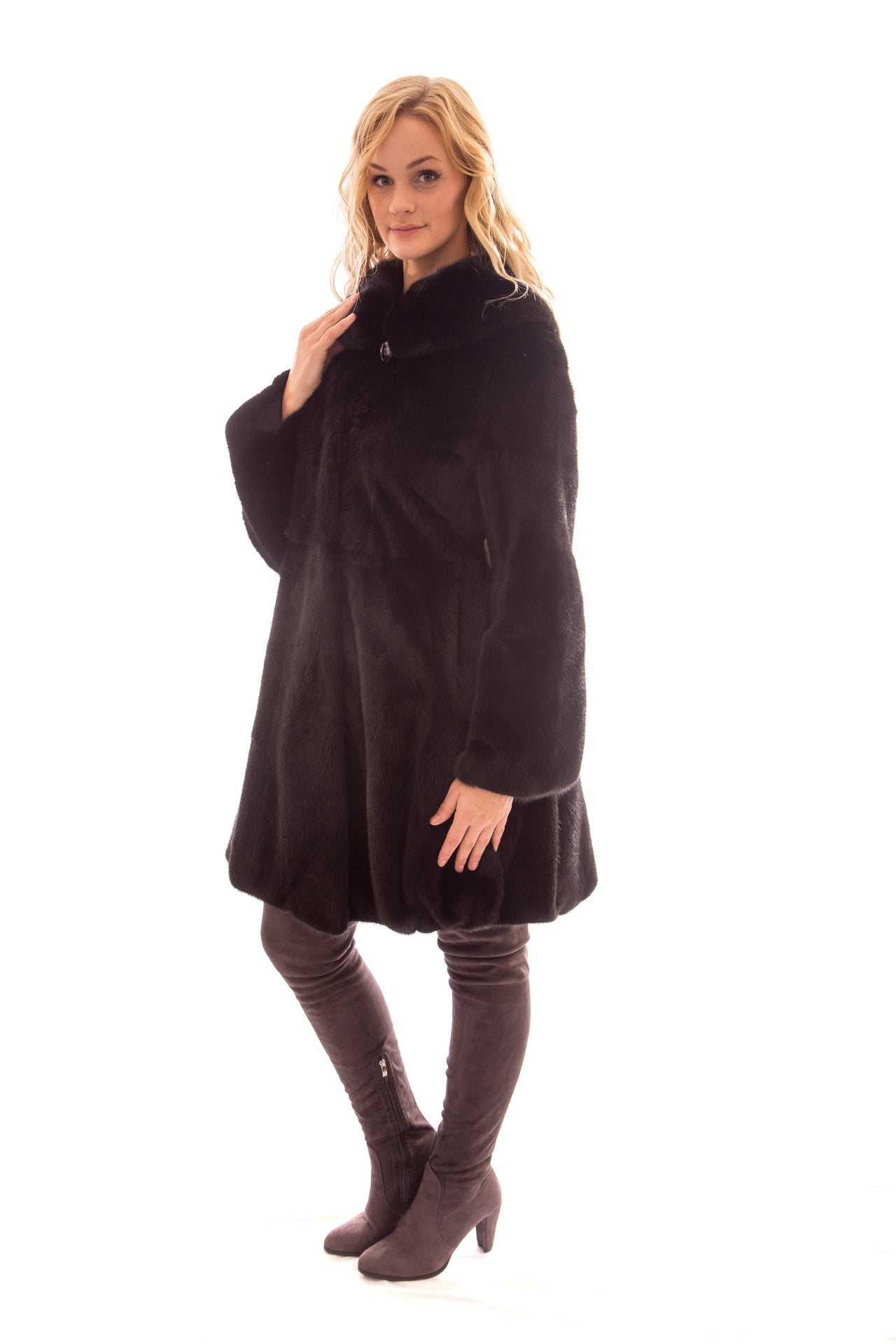 fur ranch mink coat