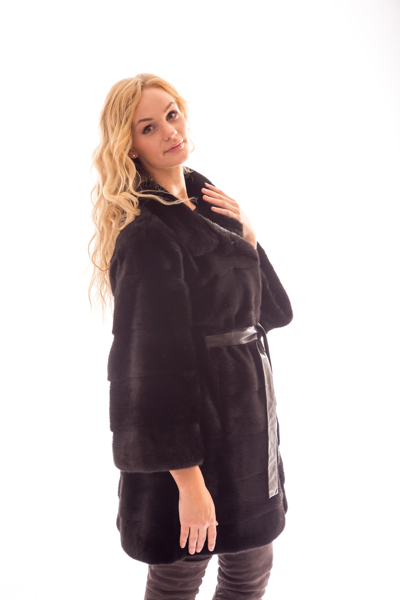 fur ranch mink coat